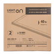 Панель ультратонкая светодиодная LightPhenomenON LT-UTP-02-IP40-40W-6500К LED - Светильники - Для общественных зданий - Магазин электротехнических товаров Проф Ток